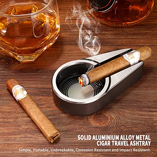 CiTree Cigar Ashtray, Cigar Travel Ashtray, Metal Ashtray5