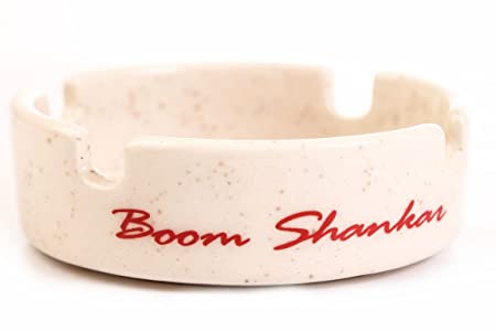 Ek Do Dhai Boom Shankar Ceramic Ashtray (14 cm x 13 cm x 6 cm)1