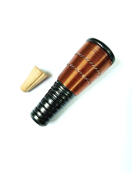 Glamore Clay chillum Pocket Size Copper Wired (Black)1