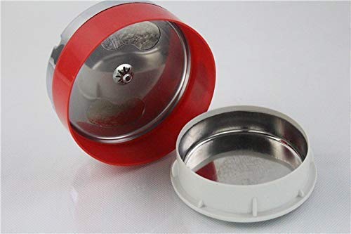 LAGET® Revolving Plastic and Stainless Steel Windproof Ashtray Rotating Lid Convenient Smokeless Ashtray for Cigarette, Cigar for Home and Office(Pack of 1, Multicolor)1