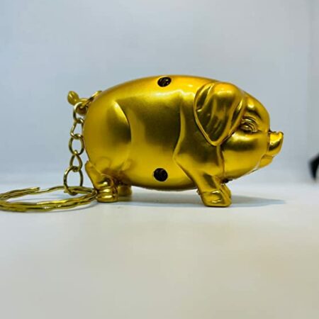 WBD Antique and Stylish Cigarette Lighter ( Pig Style Yellow Colour)