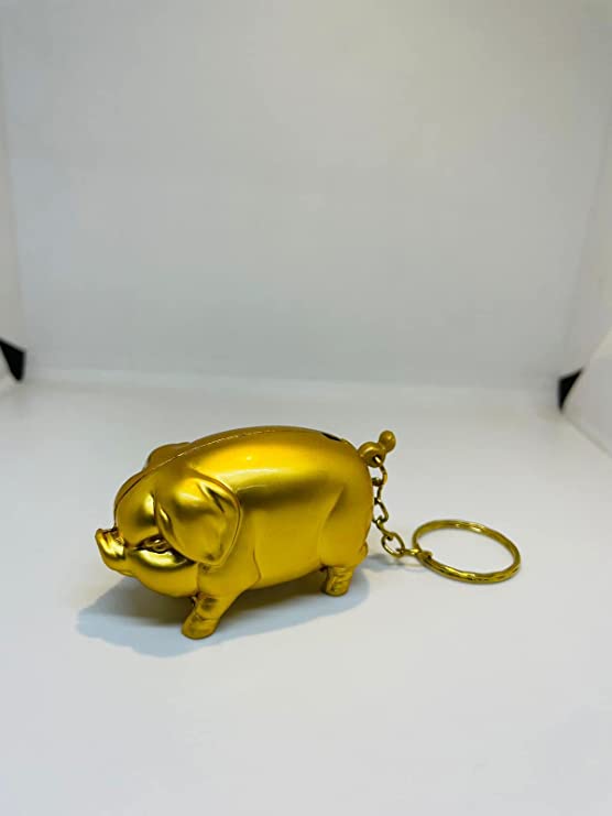 WBD Antique and Stylish Cigarette Lighter ( Pig Style Yellow Colour)3