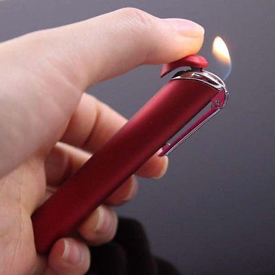 WBD Pen Shape Metal Refillable Cigarette Lighter - Multicolor