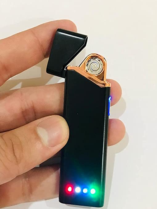 WBD Premium USB Flameless Cigarette LighterSmart Touch Rechargeable Windproof Lighter3