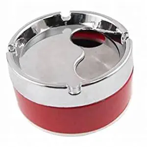 sps Plastic crome Finish Cigarette Ashtray Smoking for Home, Office and car (Multicolor)