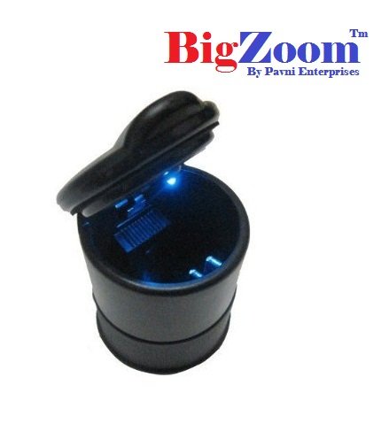 BIGZOOM LED Light Cigarette Ashtray for Car, Home and Office1