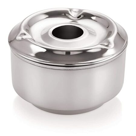 Chef Direct Stainless Steel Ash Tray - Silver 9cm