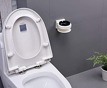 KolorFish Wall Mounted Ashtray Nail Free Cigarette Bin Removable Stainless Steel Ashtray Wall Mounted for Bathroom Toilet Hallway Kitchen Hotel Office Best Gift for Smokers2