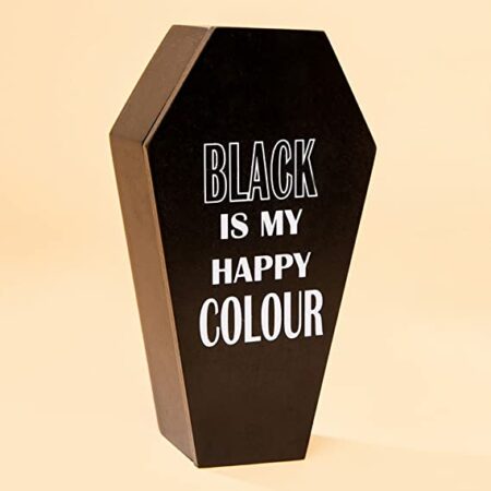 MensXP Black is My Happy Colour Ash Tray, Black