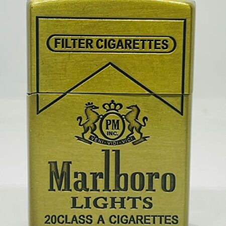 WBD Cigarette Windproof Pocket Lighter ( Golden )1