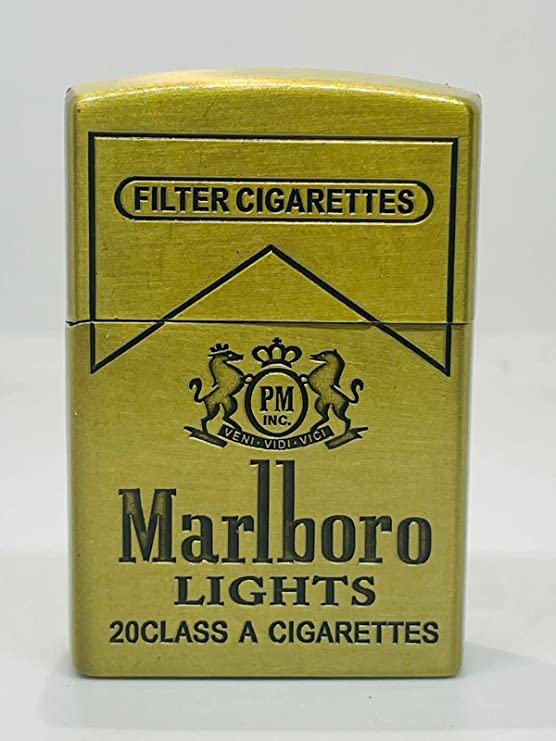 WBD Cigarette Windproof Pocket Lighter ( Golden )1