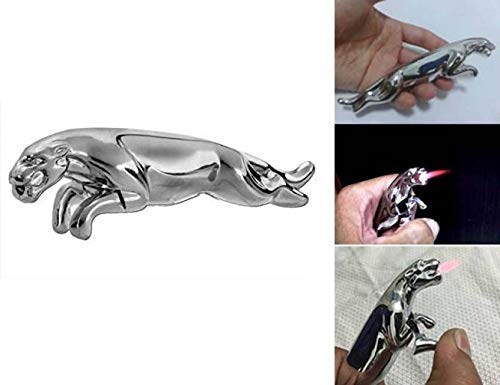 WBD Design Metal Body JETFLAME Windproof REFILLABLE Cigratte Lighter (Silver)1