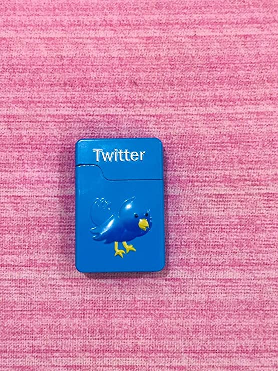 WBD Premium Look Cigarette Lighter for Twitter Lovers (Blue)1